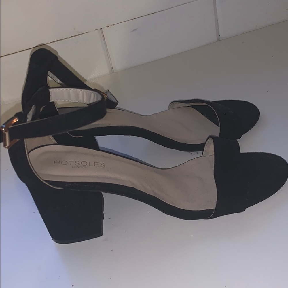 black heels